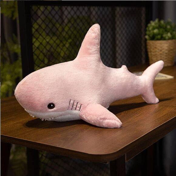 24 inches Pink Shark Soft Stuffed Animal Plush - Picture 2 of 5